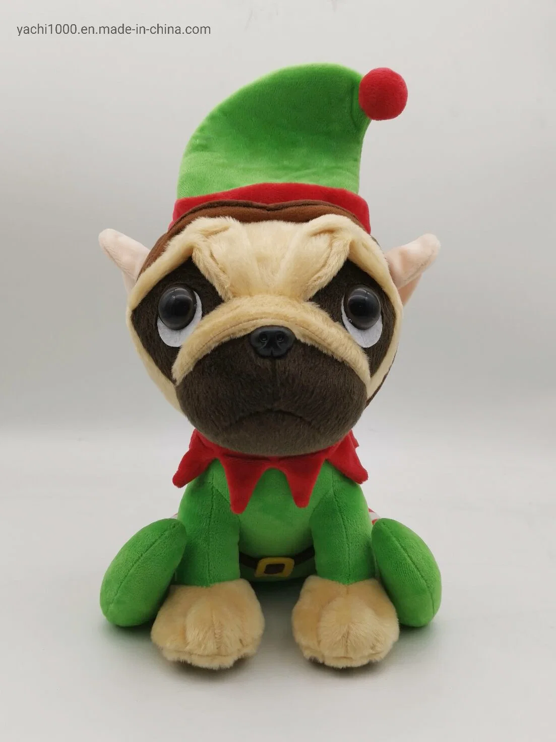 Custom оптовой роскошные мягкие Рождество собака Elf с сертификат CE