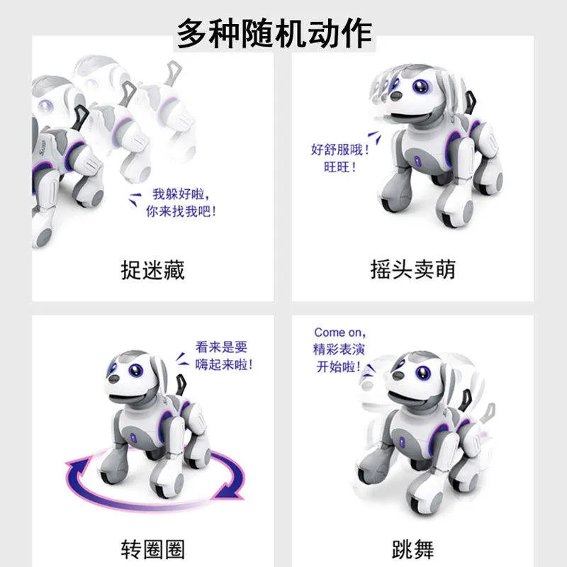 Newest Voice Interaction Smart Artificial Programmable Dancing Robot Dog Speaking Story Touch Cute Pet Robot Toys