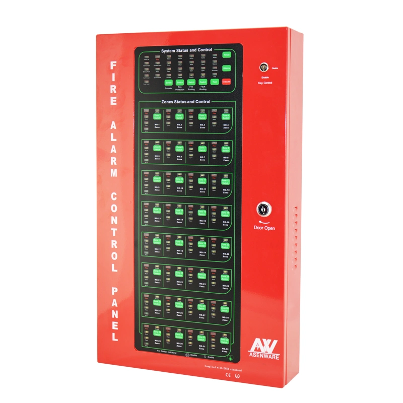 2 Loops 12-32 Zones Conventional Fire Alarm Control Panel