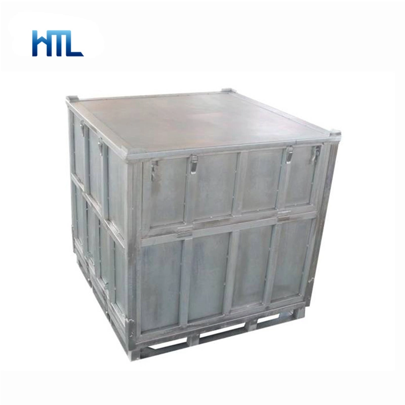 1000L Galvanized Steel Foldable IBC Tank Pallet Box for Sale