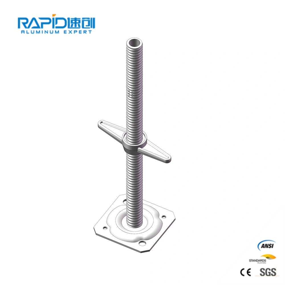 Scaffolding Hollow and Solid Screw Jack Base T Jack