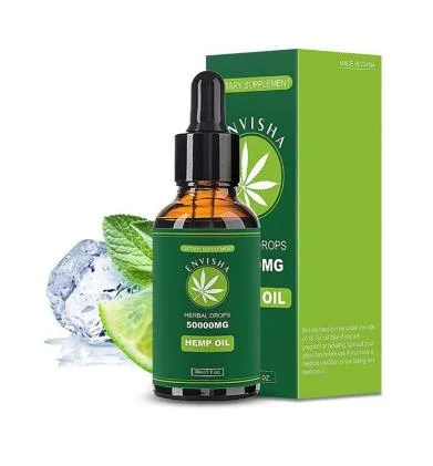 100% Pure Organic Therapeutic Grade 50000mg Hemp Oil for Pain Relief Anxiety Sleep Anti Inflammatory Extract Drops Seed Oil