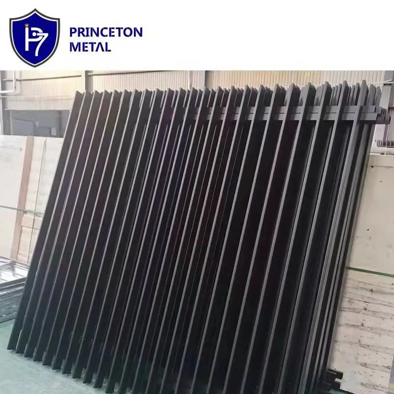 China Manufacturer Supply Aluminum Ornamental Garden Fencing 3D Radiator Blade Fence Panels