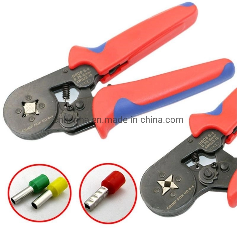 AWG23-10 Ratcheting Ferrule Self Adjusting Crimping Plier Hsc8 6-4A