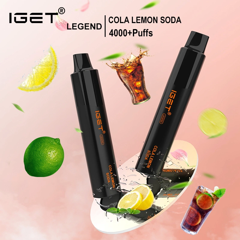 إيget علامة تجارية إلكترونية Cigarette إيget Legend 4000puffs Disposable Vape Iget شركة شيون