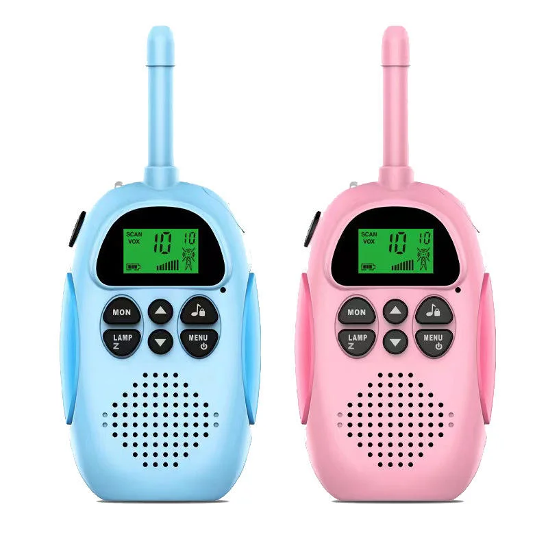 Walkie Talkies for Kids, Baby Toys Plastic Toys Two Way Radio Cartoon Toys Gifts for Age 3 up Boys Girls, 0.05W FM Radio Mobile Radios with CE FCC