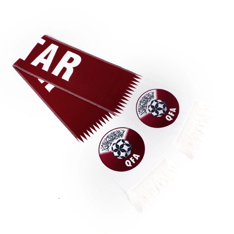 Wholesale/Supplier Custom Knitted Acrylic Club Sports Football Soccer Scarf