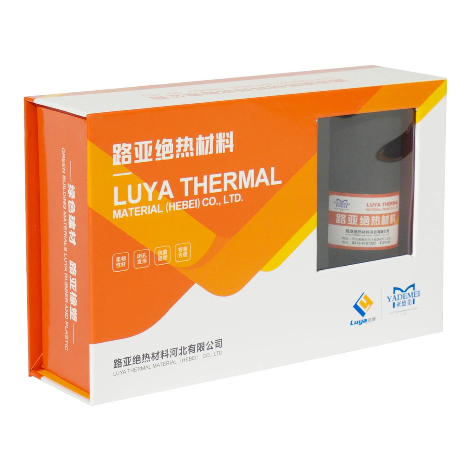 Thermal Insulation and Fireproof Closed Cell Elastomeric Nitrile Rubber Insulation