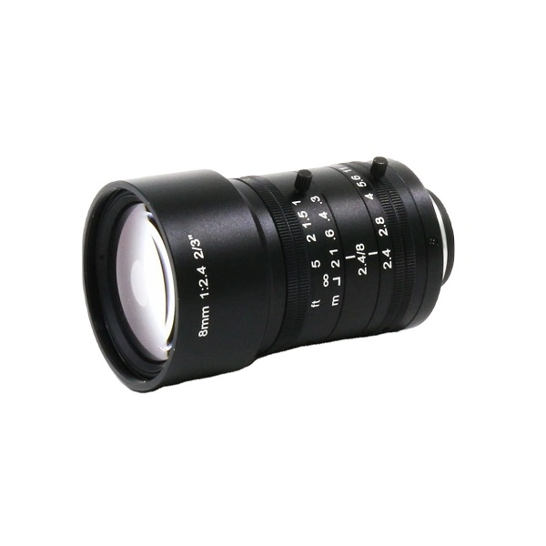 2/3" 10MP 8mm F2.4 C-Mount Industrial Camera Machine Vision Lens