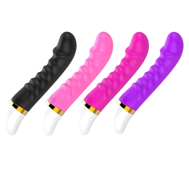 Battery Powered Adult Products G-Spot Dildo Vibrator for Woman Vagina Clit Massage