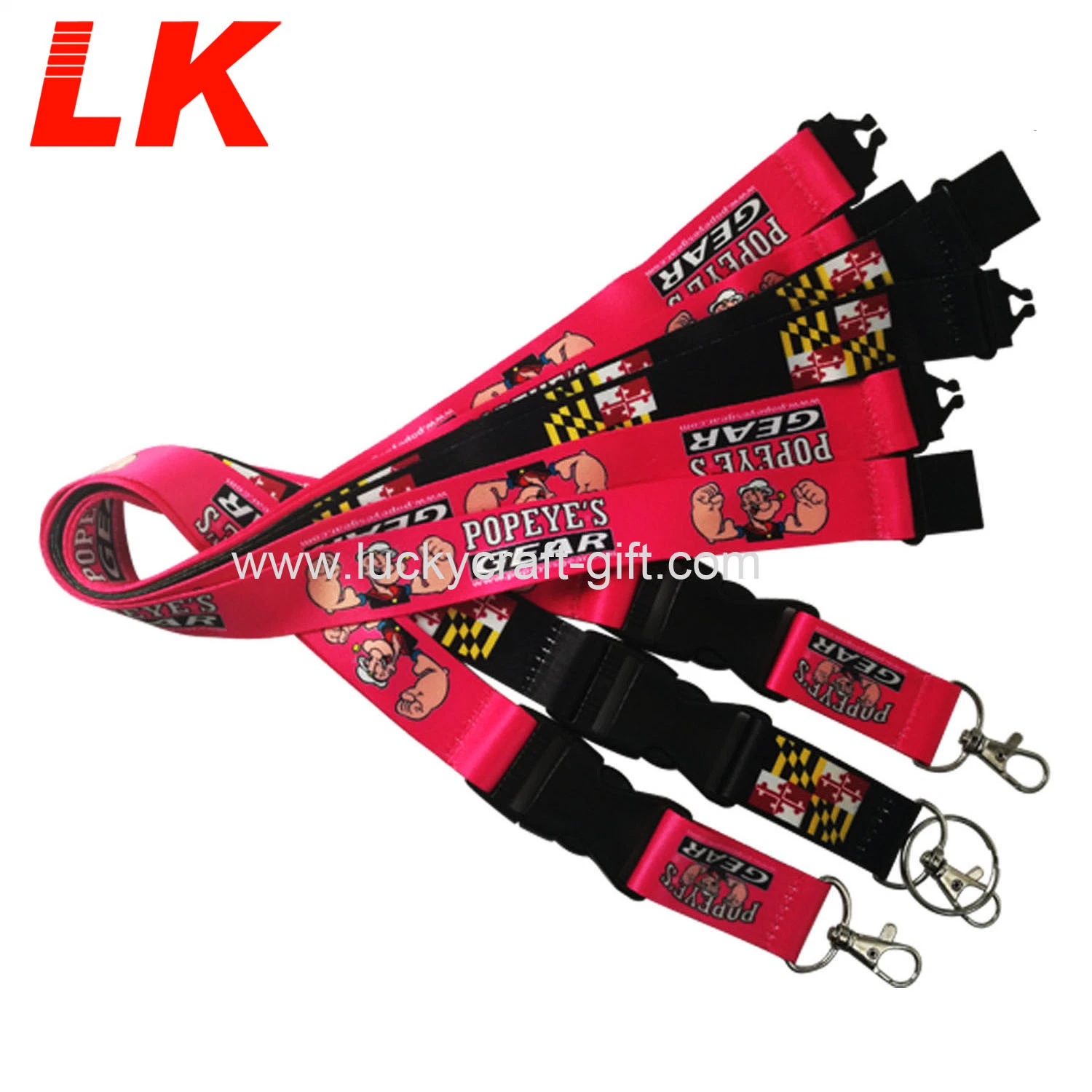 Customize Suppliers Your Own Key Heat Transfer Lanyard