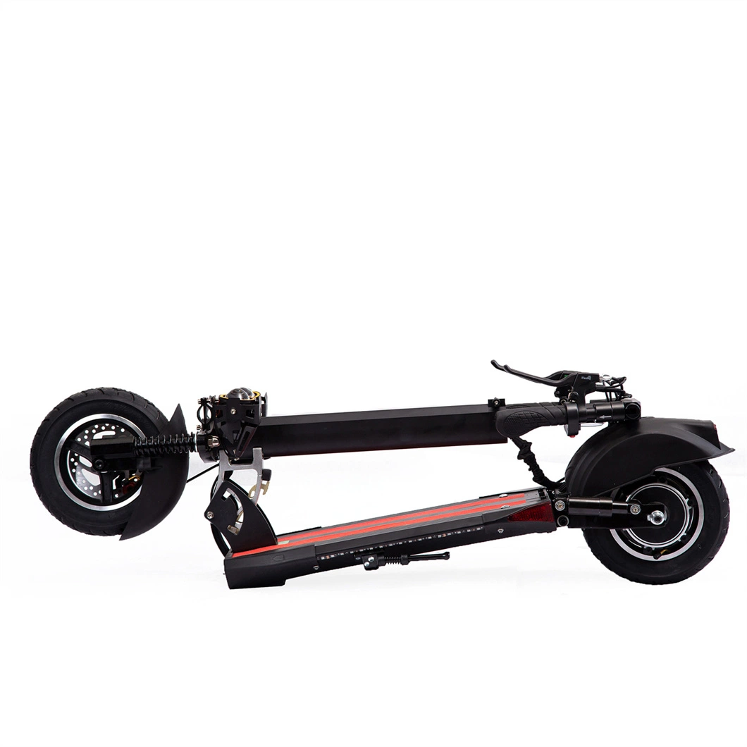 Tragbares faltbares Mini-Fahrrad vorne und hinten Stoßdämpfung Erwachsene Doppellampe Elektroroller