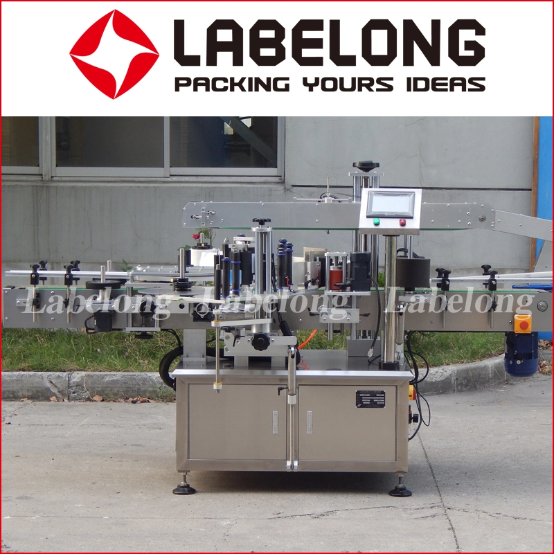 Automatic Round Bottle Labeling Machine Pet Bottles Shrink