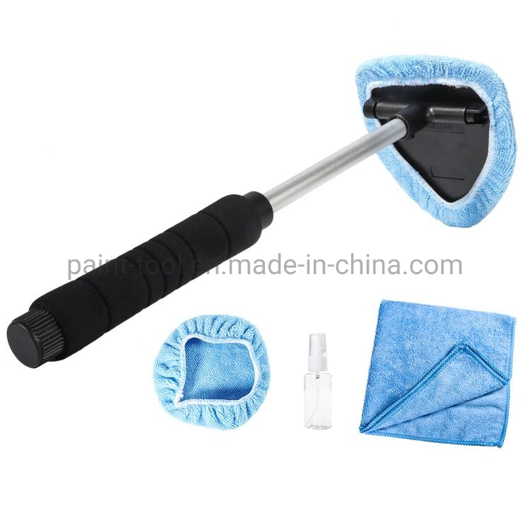 Car Curtain Cleaner Long Handle Wash Brush Dust Care Towel Cleaning Tool