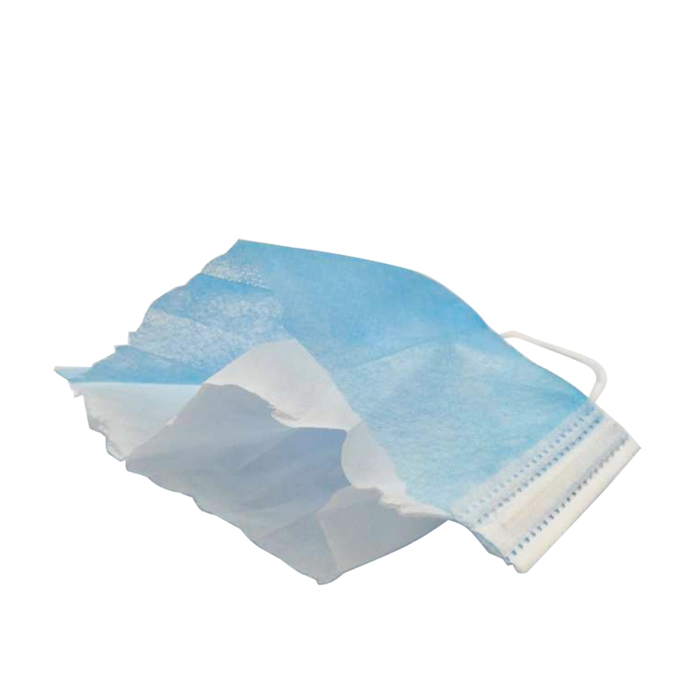 3 Ply  Face Mask Blue Non-Woven Fabric Ear Loop for Personal Protective