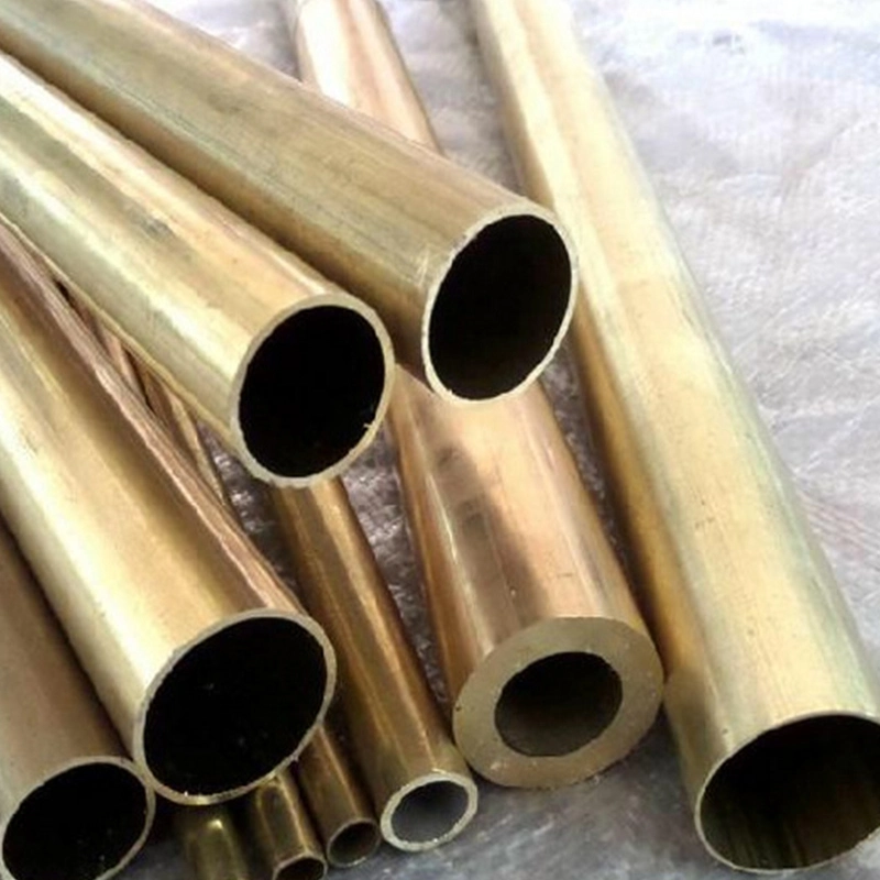 Seamless Copper Brass Coil Nickel Cuzn10 Cu70ni30 C22000 H90 Alloy Sheet Hard Brass Tube Straight Brass Pipe for Water/Refrigeration