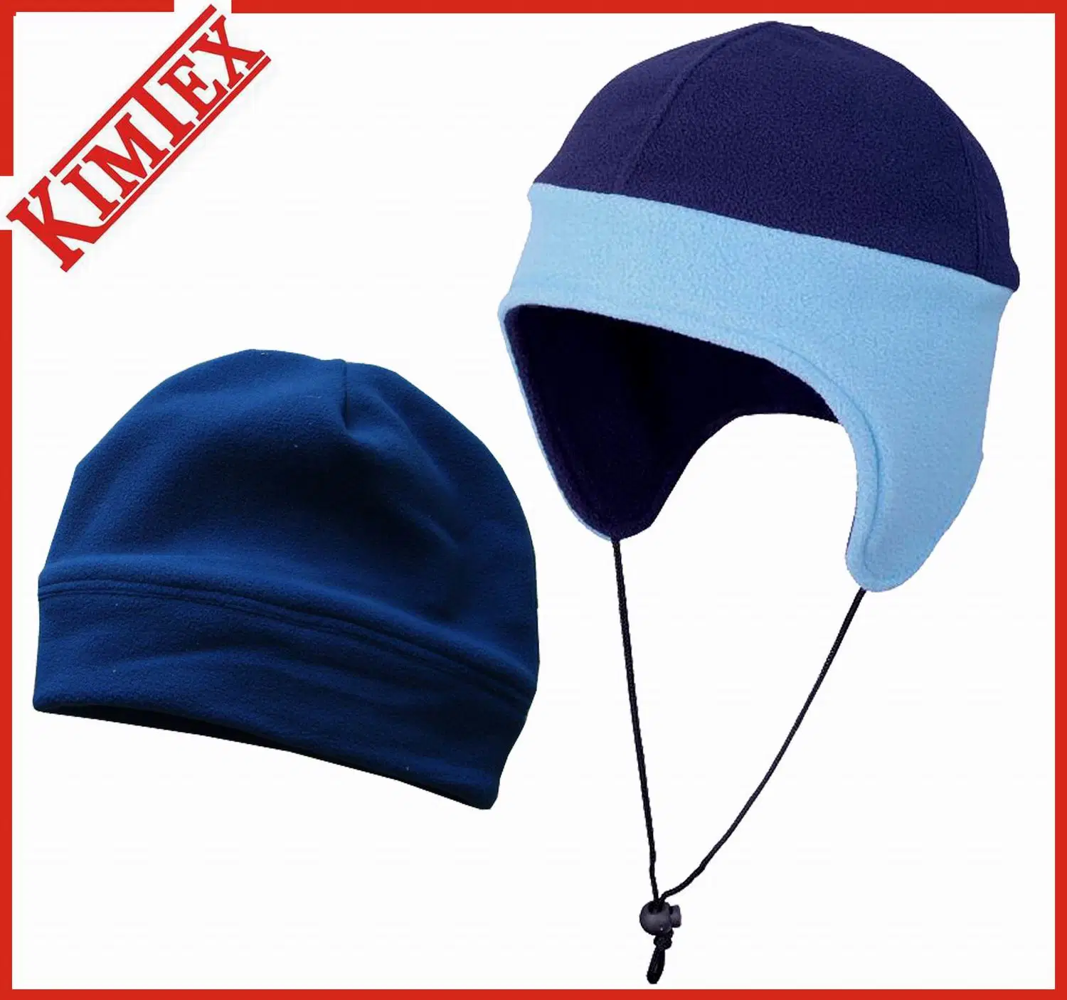 100% Polyester Winter Warm Fleece Cap (kimtex-54)