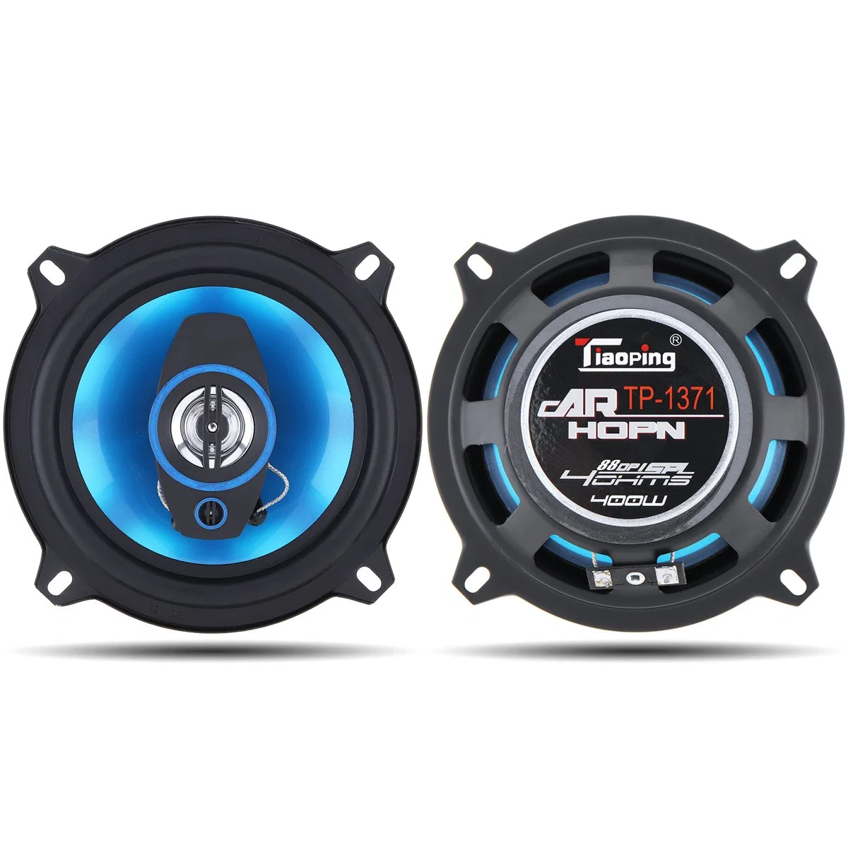 400W 3 pulgadas 2pcs 5 vías coche coaxial Horn auto Audio Música estéreo frecuencia completa altavoces HiFi instalación no destructiva