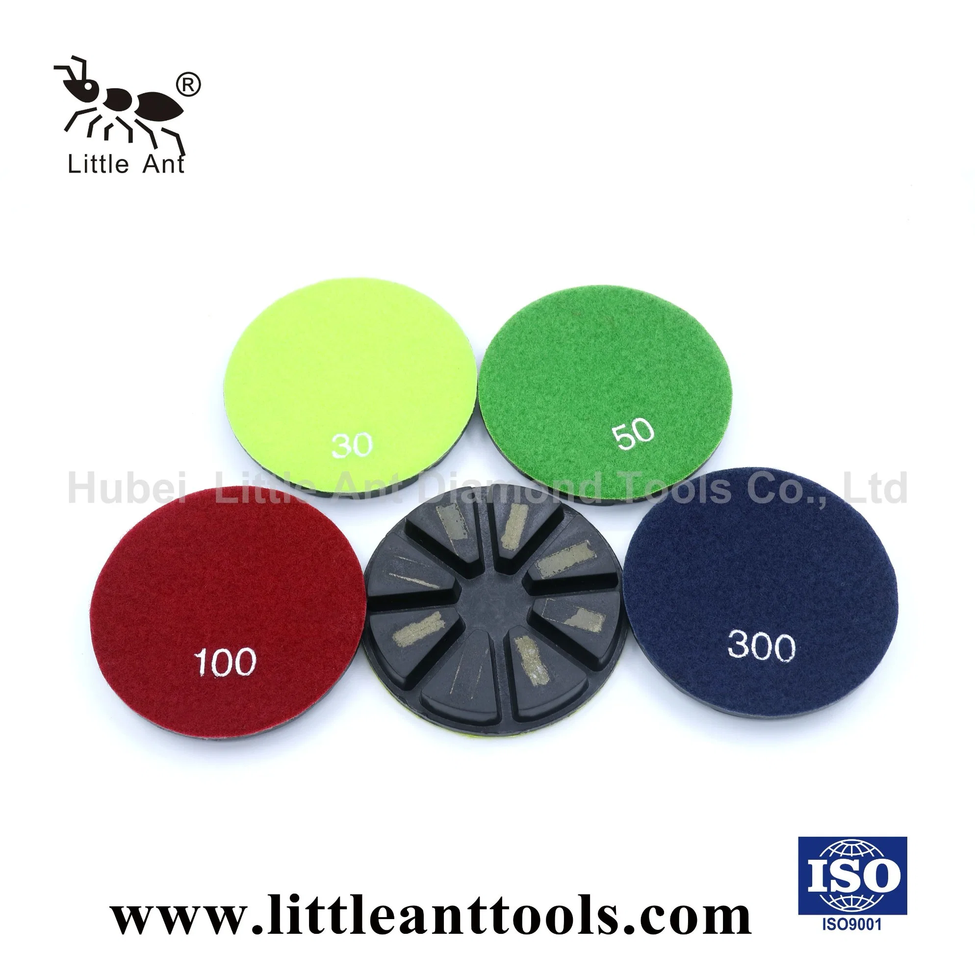 Metal with Resin 8 Point Polishing Pad, Diamond Abrasive Tool for Floor, Concrete