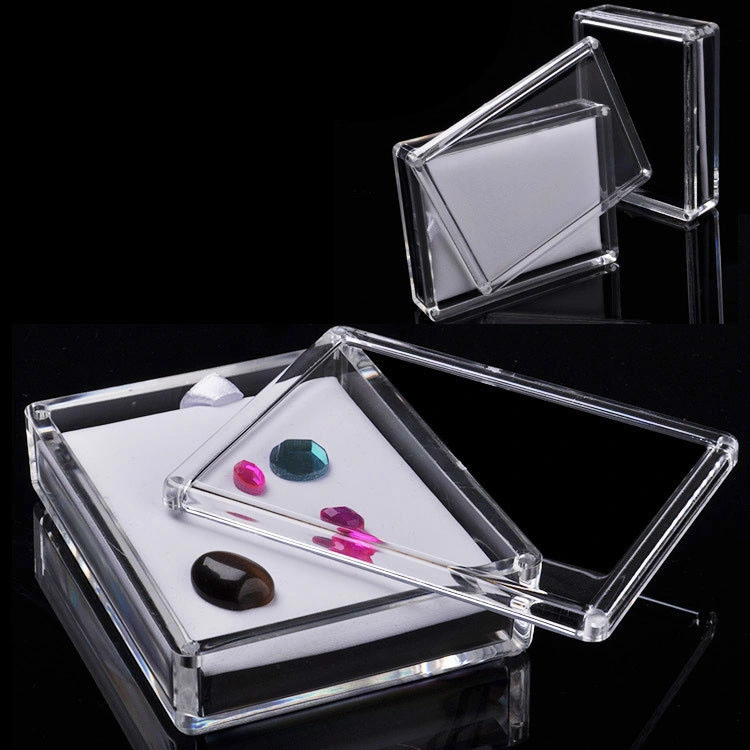 Acrylic Transparent Black and White Double-Sided Display Box