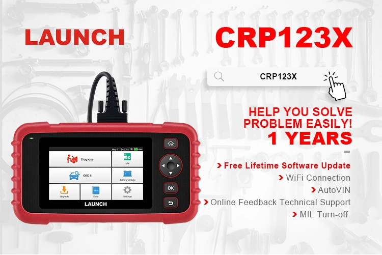 New 2022 Launch X431 Crp123X Crp123e OBD2 Automotive Scanner 4 System Car Diagnosis Crp123 Upgrade Pk Crp123I Crp123I