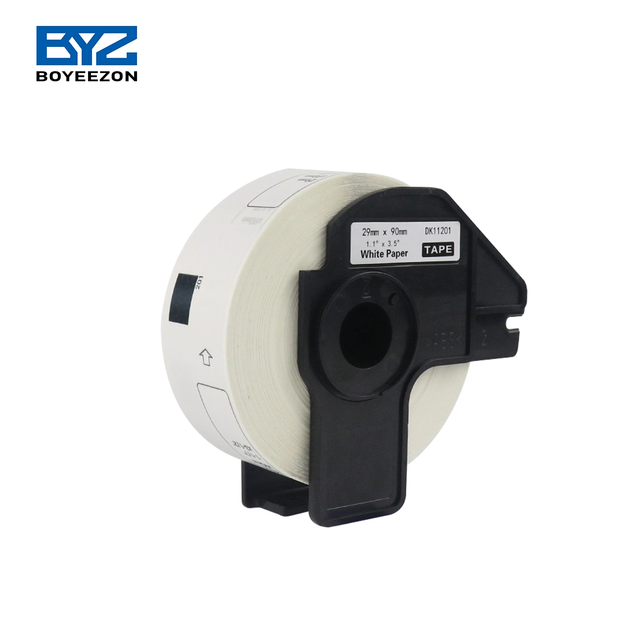 Compatible Dk-11201 Dk-1201 Dk11201 Dk1201 Dk 11201 1201 Black on White Self Adhesive Thermal Paper Compatible Label Roll