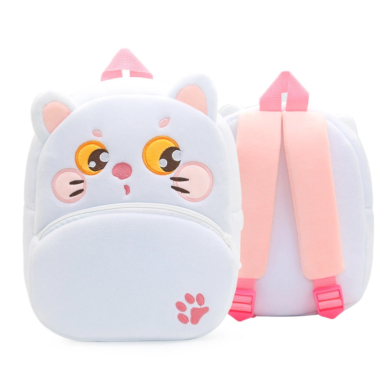 3D Cartoon Plush Kindergarten Schoolbag Animal Children School Bags