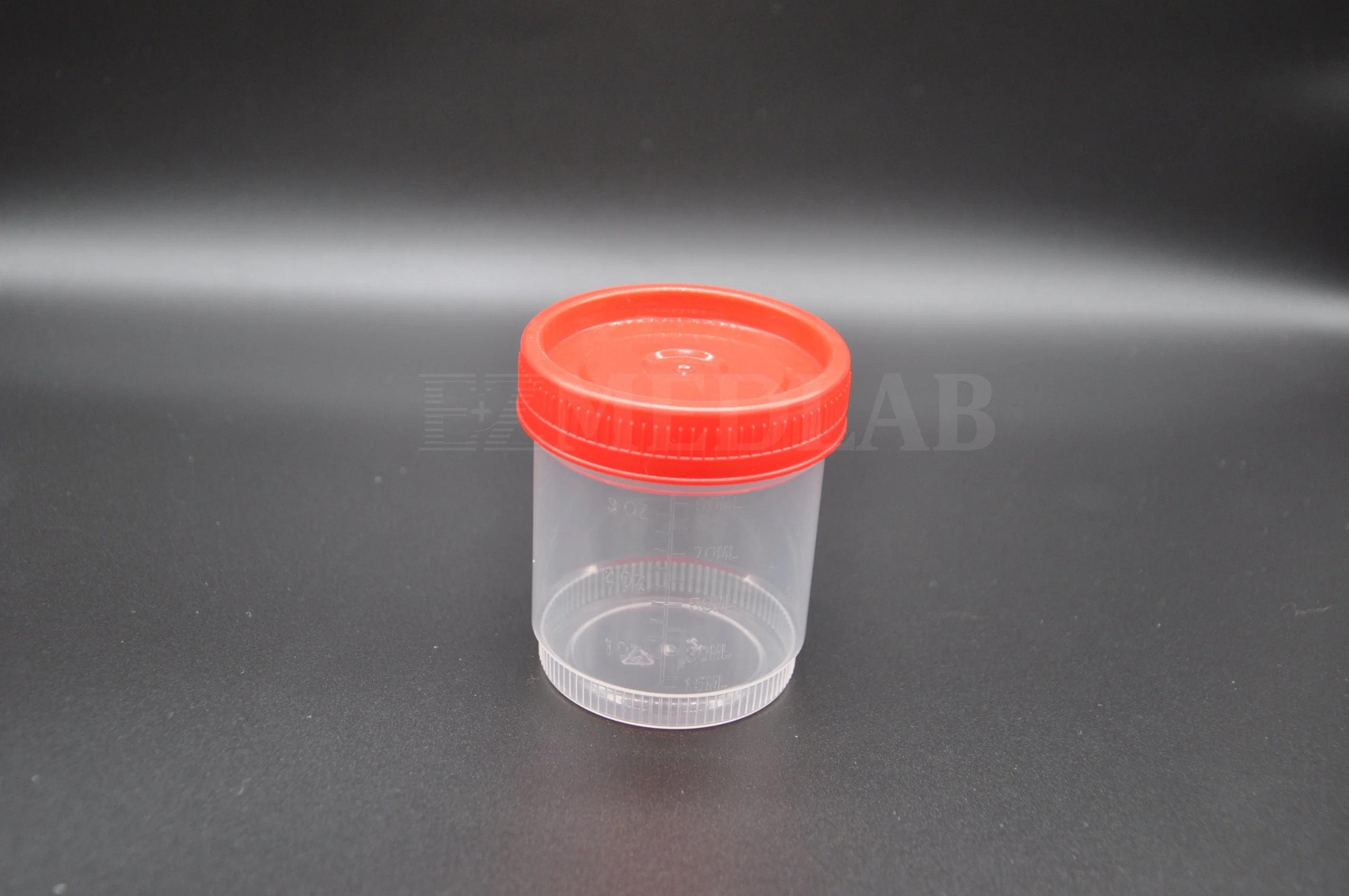 120ml Disposable Plastic Specimen Container Individual Pack