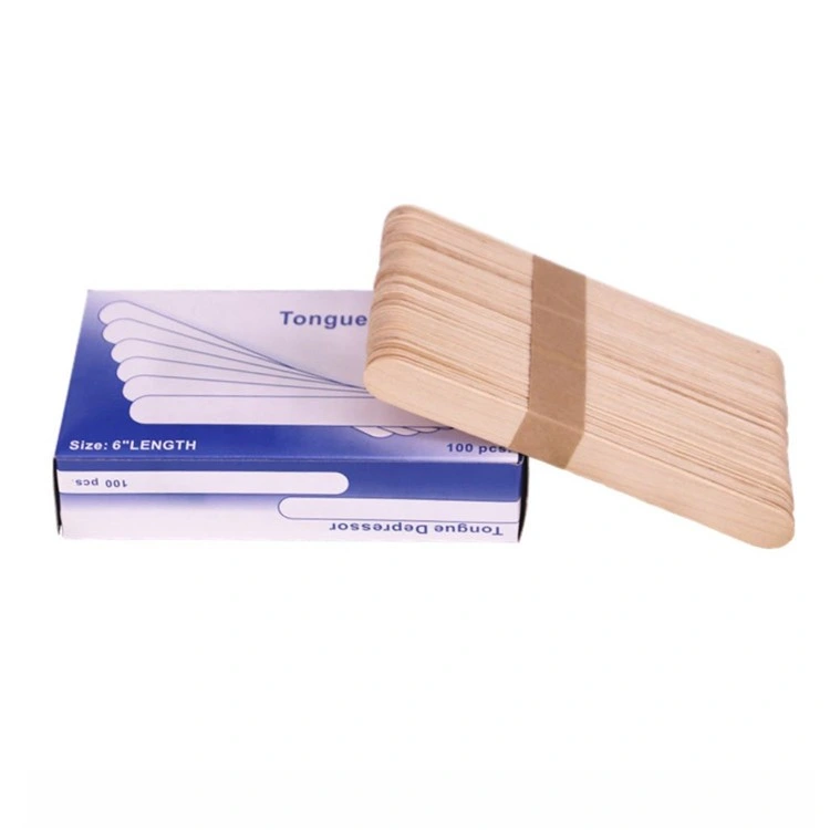 Disposable Medical Grade Sterile/Non Sterile Birch Wood/Bamboo Tongue Depressor