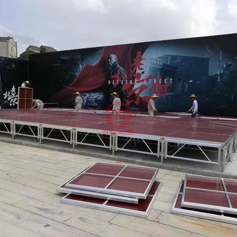 Professional Custom Design Aluminum Outdoor Stage Truss Exhibition Truss Event Stage Equipment Fashion Show Stage Equipment