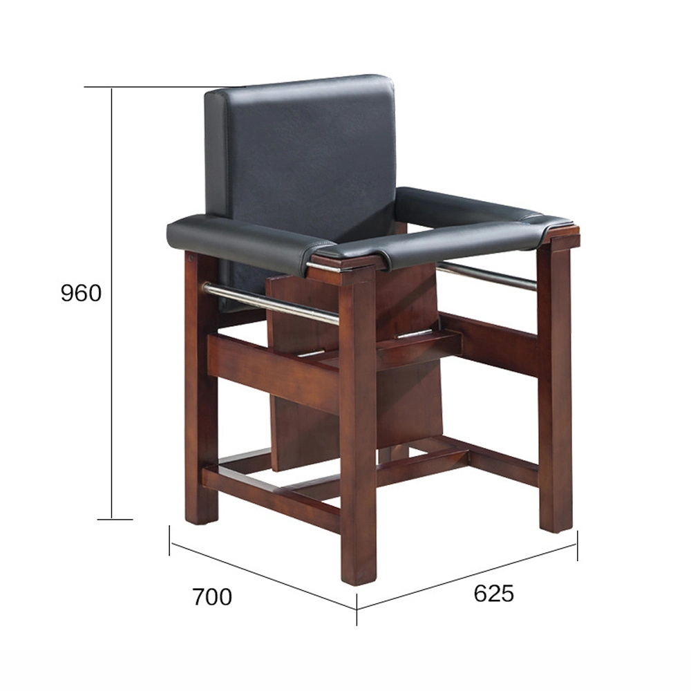 High quality/High cost performance  Classic Wood Veneer Court Furniture Project Defendant Chair