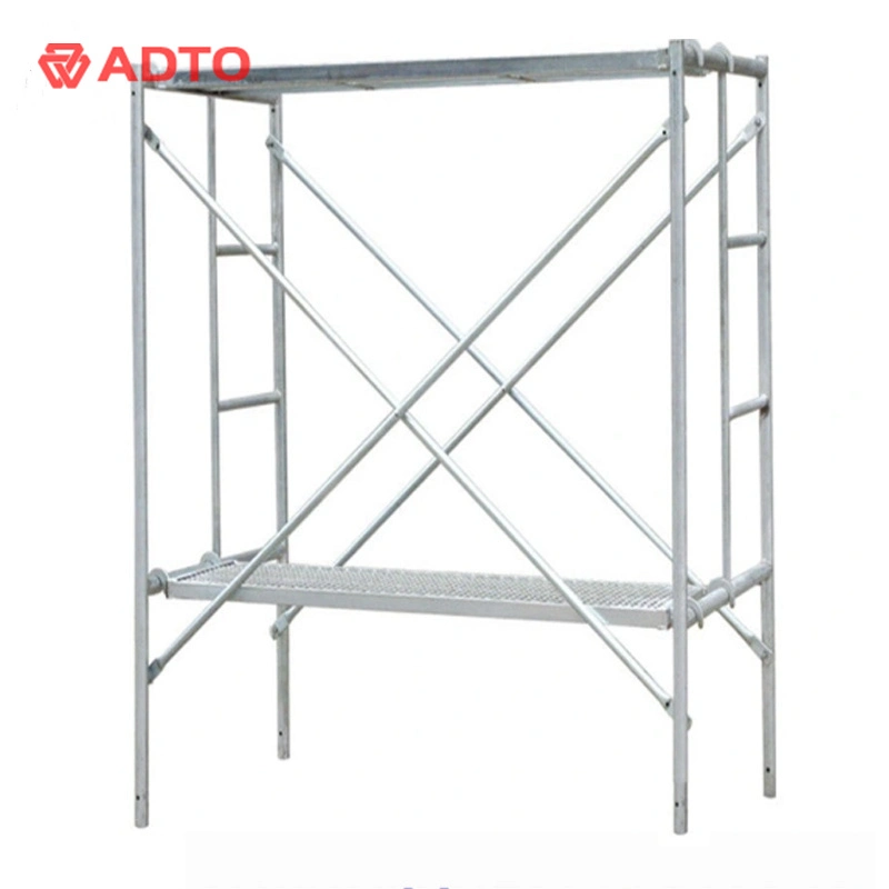 Q195 Pre-Galvanized Scaffolding H-Type Frame for Sale