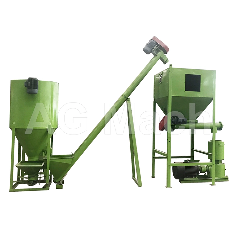 Poultry Feed Processing Equipment Animal Feed Pellet Making Line