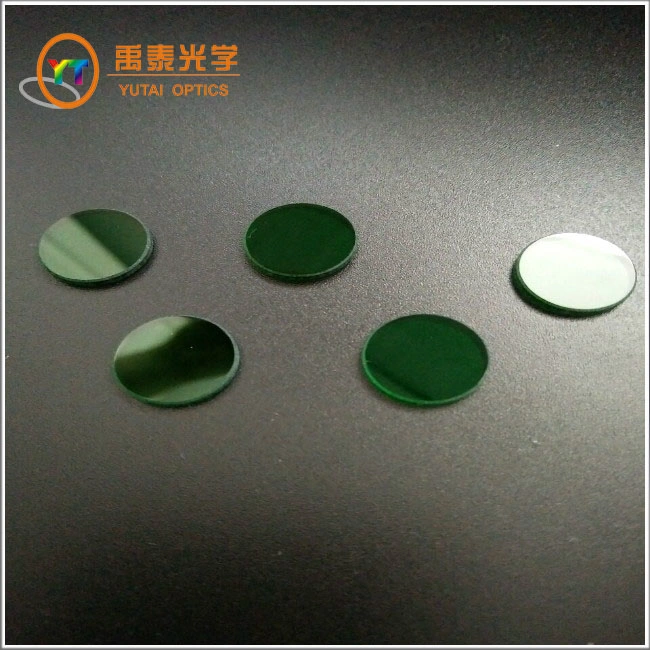 Diameter 10 15 20mm Green Color Glass Optical Filters