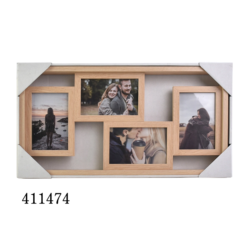 Wooden Colorful MDF Collage Gallery Photo Frame in Multiple Opening