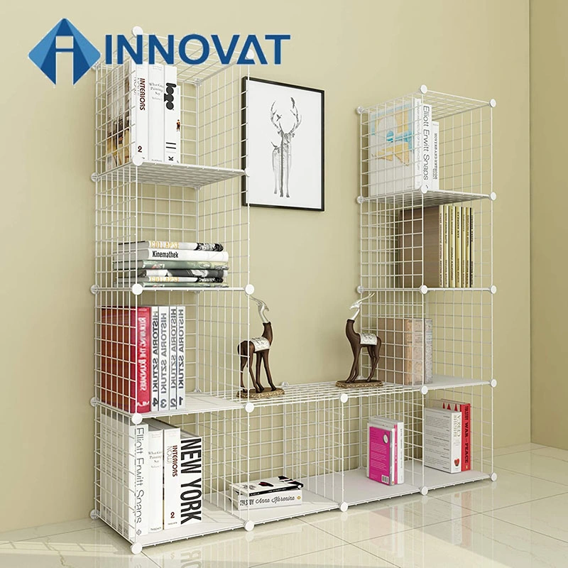 Carbon Steel Chrome Storage Holders/Closet Cabinet/Modular Shelving Grids/Wire Mesh Shelves and Rack