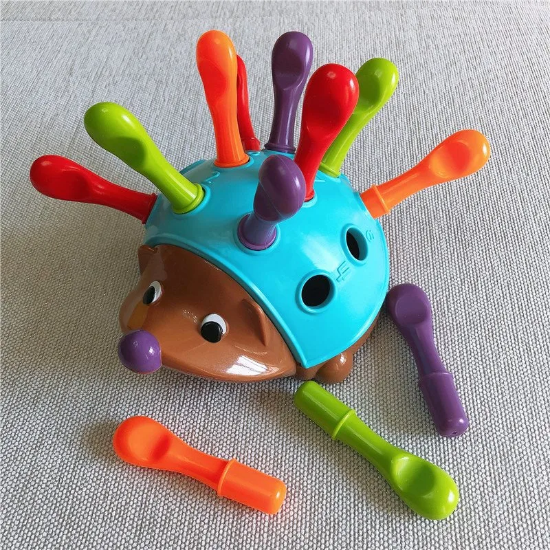 Kids Toys Hedgehog Sorter Toy Toddler Montessori Toy Interactive Game