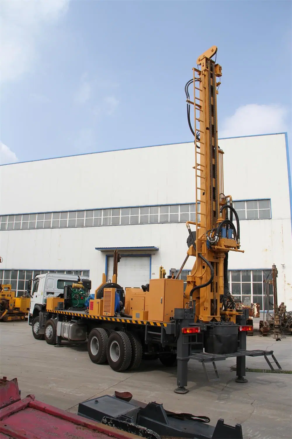 Diesel Engine Full Hydraulic Rotary Table Power Head Truck Mounted Water Borehole Drilling