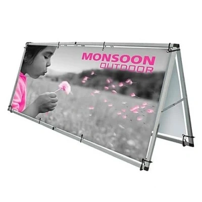 Outdoor Street Roller up Vinyl Banner with Aluminum Frame