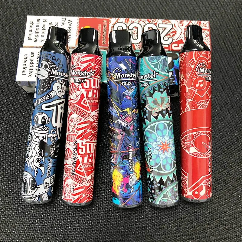 Preços por grosso de Shenzhen 2500 Puffs atomizador Mini Disposable cigarro eletrônico Caneta de fumo Vape elétrica do distribuidor