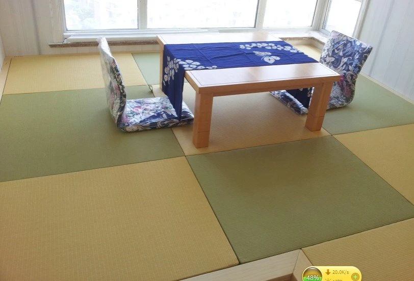 Alfombra de papel resistente al agua al estilo japonés con tatami Mat