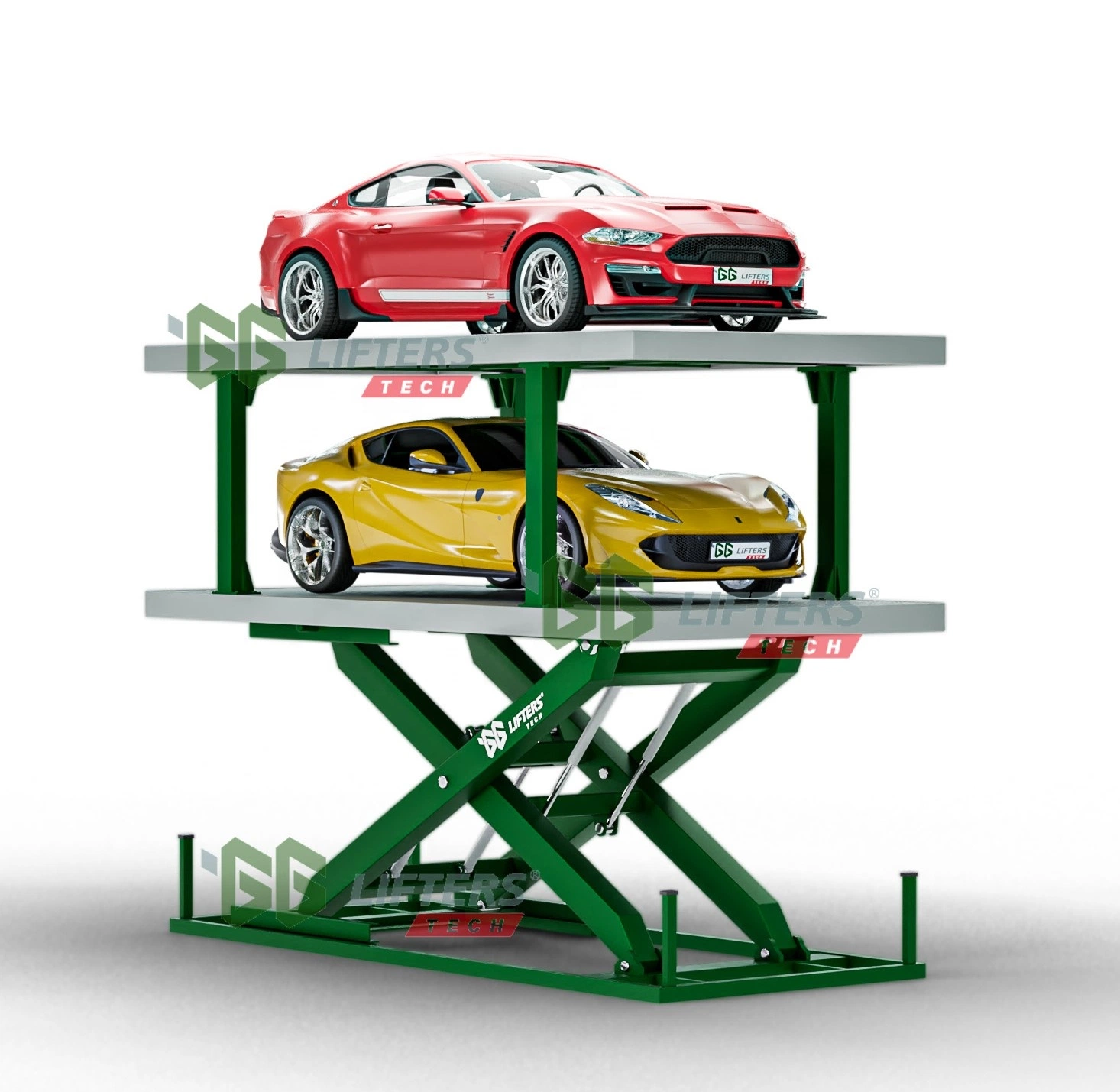 Auto car lift scissor type car parking equipment underground garage equipment