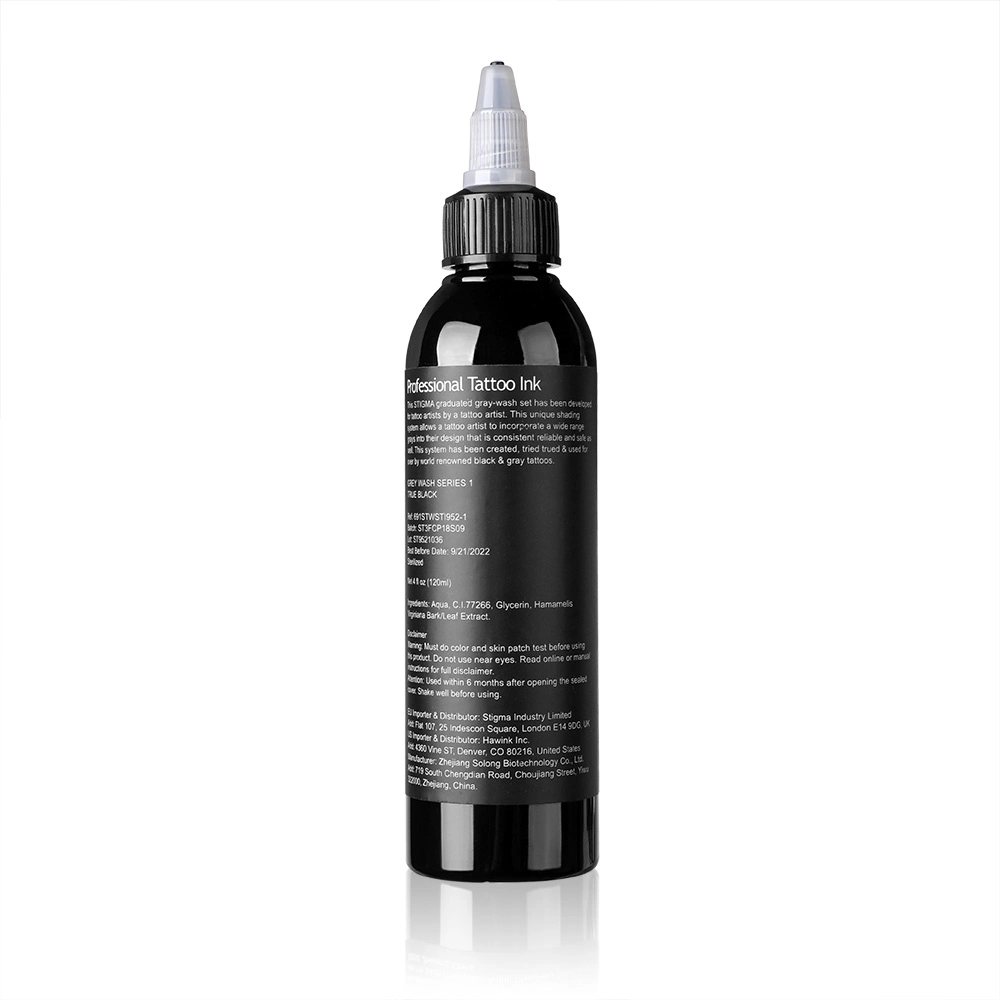 Waterproof Pure Black Safety Tattoo Ink