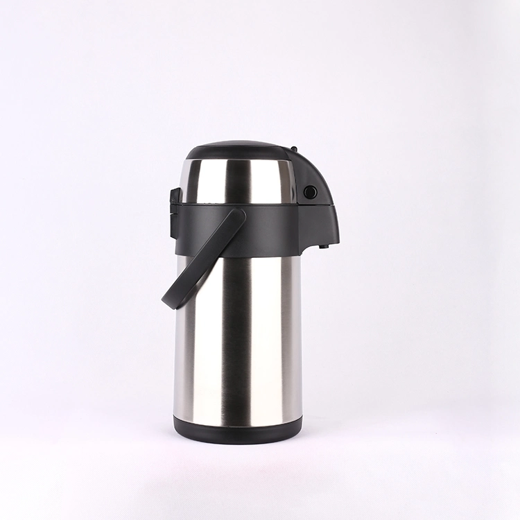 Black Coffee Air-Pot Insulated Thermo 2.5L Pump Pot Vacuum Bottle Stainless Steel
