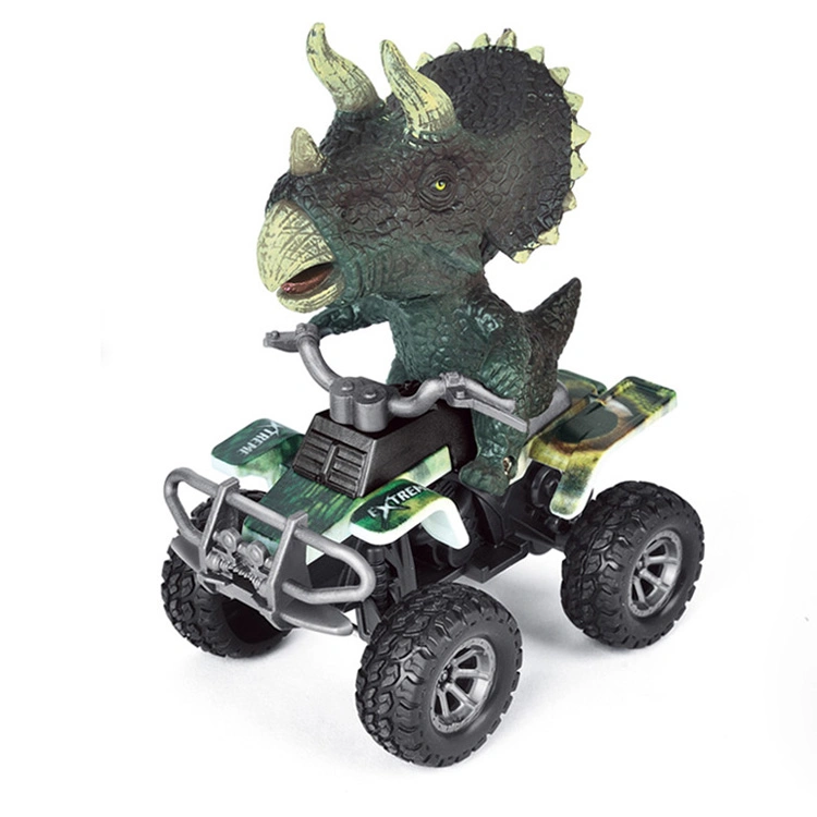 Newest Pull Back Dinosaur Cars Toys Dinosaur Cross-Country Motorcycle Party Favors Games Dino Car Toy Monster Friction Power Car Gifts Small Dinosaur Car Toy