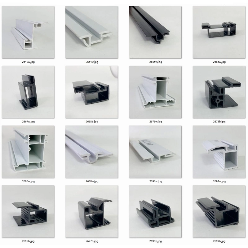 Hot Sale Glass Freezer Windows and Door PVC Extrusion Plastic