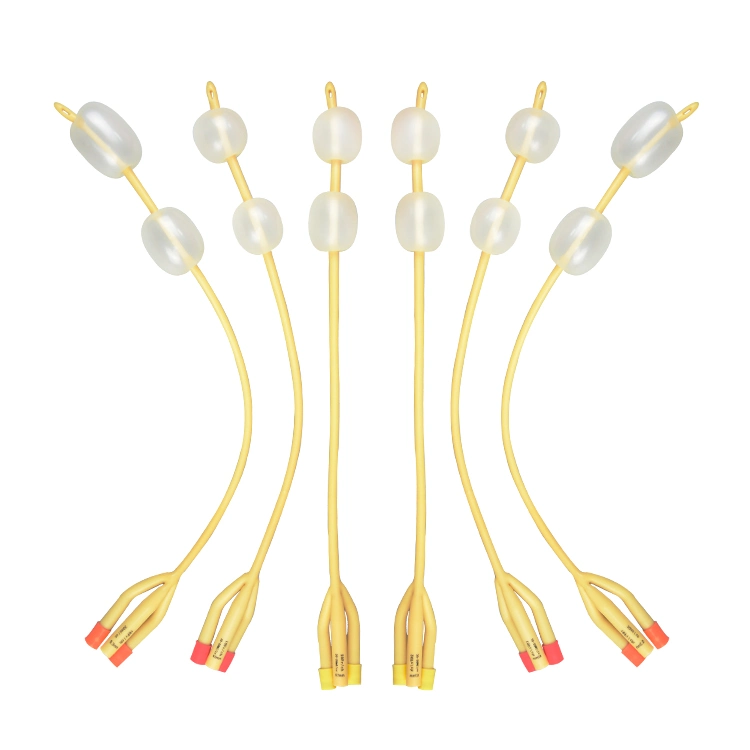 Urinary Catheter 3 Way Double Balloons Foley Catheter