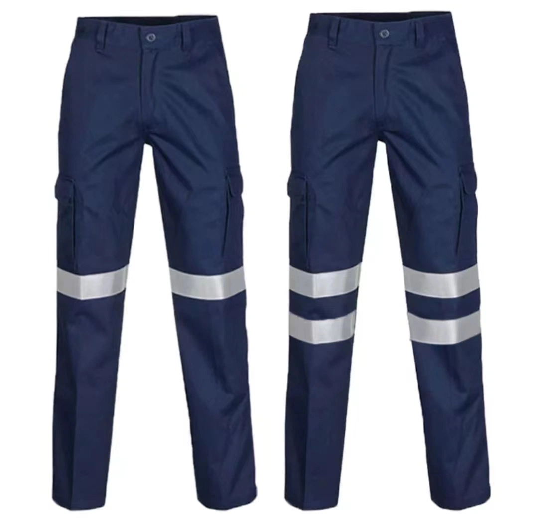 Armor High Quality 100% Cotton Reflective Safety Work Wear Cargo Pant for Worker