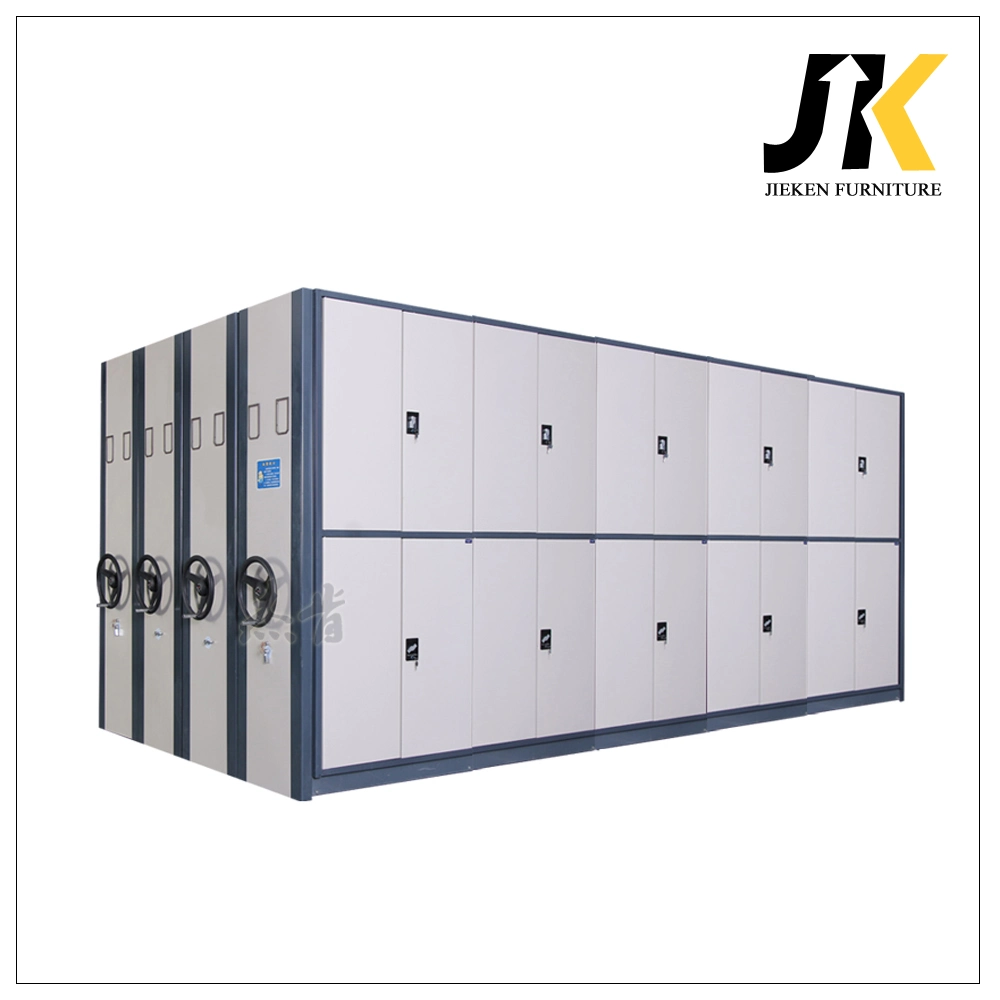 School Space Saver Mobile Compactor Shelving Archive Steel Storage Movable Filing Cabinet