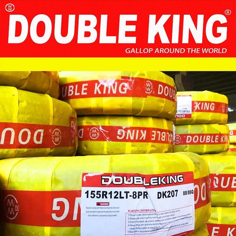 Precio al por mayor Doble King Doble Doble Marca neumáticos neumáticos 185r14 195r14 195r15 205r14 205r15 205r16 neumáticos de neumáticos de vehículos de pasajeros sin cámara